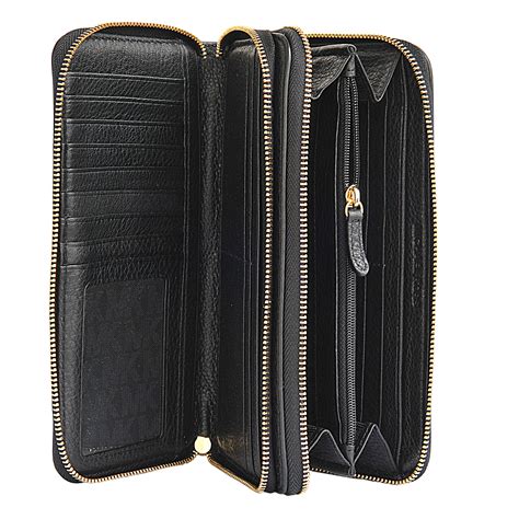 michael kors black women's wallet|michael koors wallet.